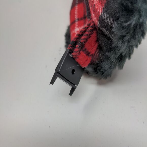 American Outdoors Men's Trapper Hat Red Plaid One Size Ear Flaps - Picture 9 of 11